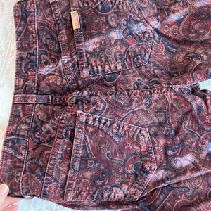 Joes jeans corduroy paisley the skinny